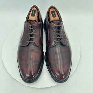 Wild Smith London Lanark Men Sz 9.5 UK 8.5E Burgundy Leather Derby Lace Up Shoe